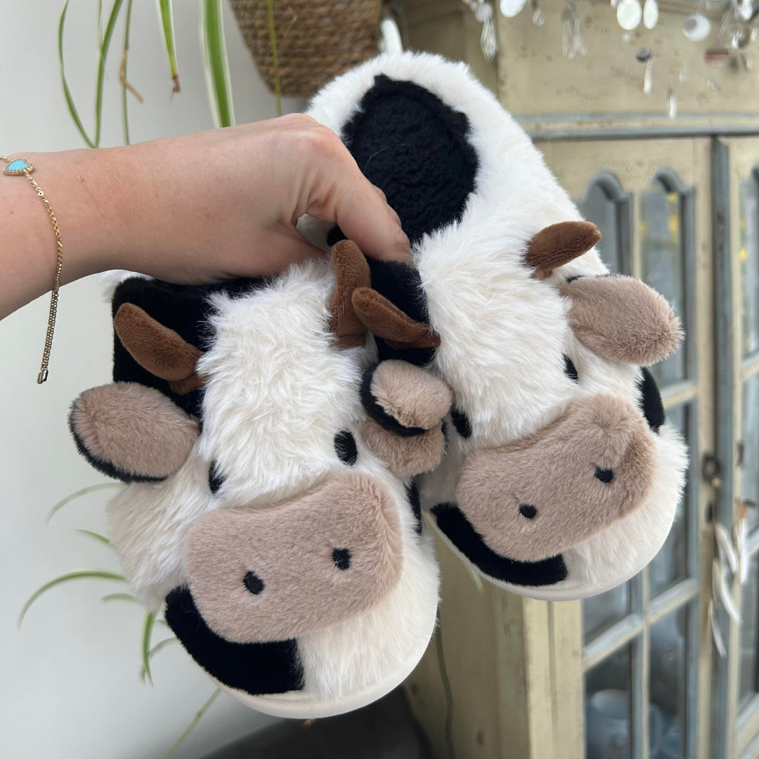 Cow Slippers